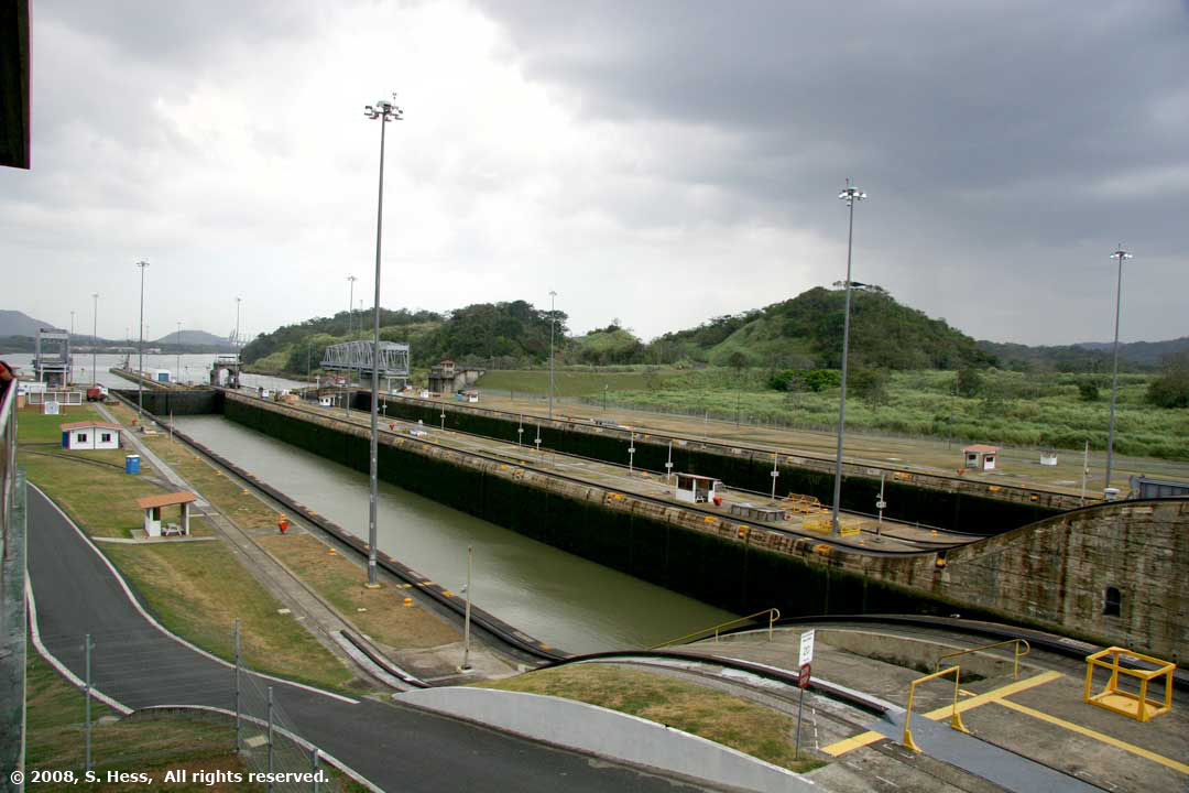 Lower chamber of Miraflores Locks