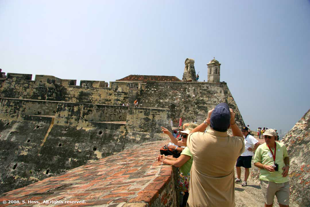 detail of Fortress of San Felipe de Barajas